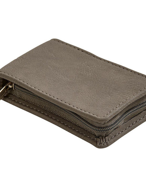 Load image into Gallery viewer, Leatherette Manicure Set, Grey 4.25" X 2.5" by Creative Gifts
