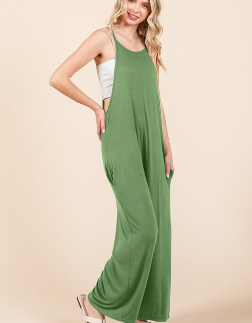Load image into Gallery viewer, Culture Code Full Size Sleeveless Wide Leg Jumpsuit with Pockets
