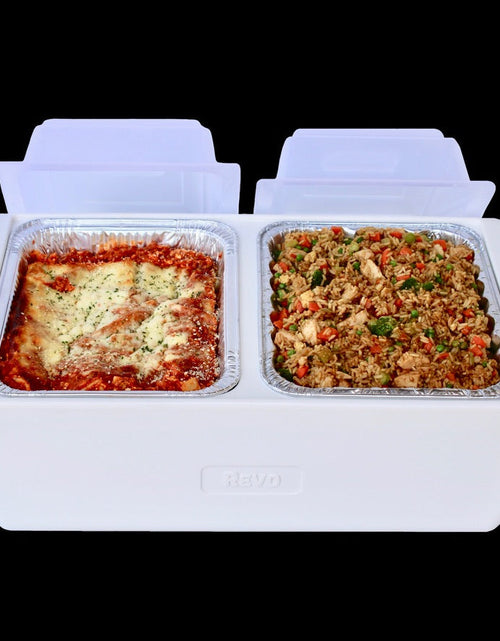 Load image into Gallery viewer, REVO Dubler HEAT | Flameless Chafer and Cooler | Pink Coral by REVO COOLERS, LLC
