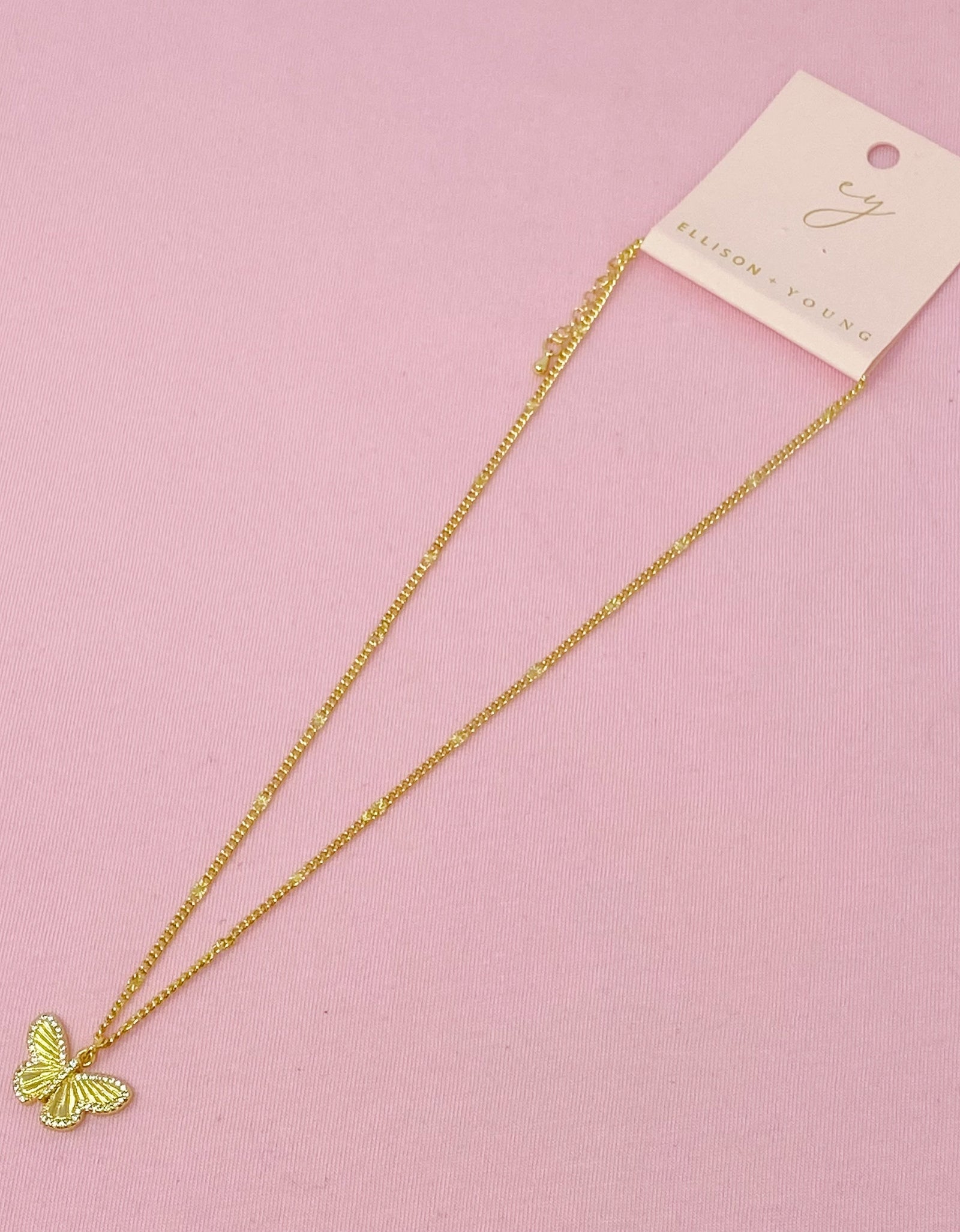 Butterfly In Flight Necklace by Ellisonyoung.com