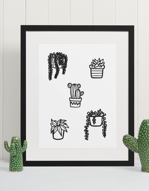 Load image into Gallery viewer, 5 Plants Plant Obsessed Humorous Home Wall Decor Print by WinsterCreations™ Official Store

