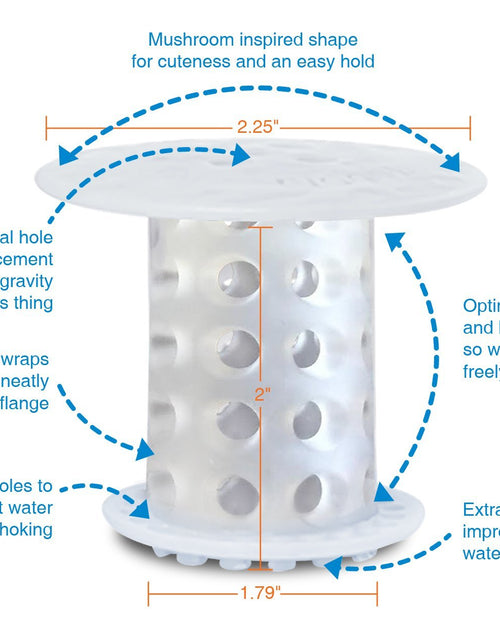 Load image into Gallery viewer, TubShroom (Clear) The Hair Catcher That Prevents Clogged Tub Drains by TubShroom.com
