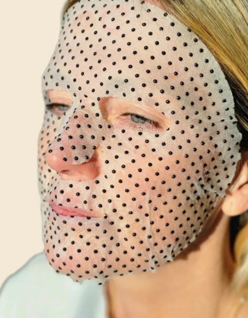 Load image into Gallery viewer, Bio-Magnetic Sheet Mask [Hyaluronic Acid Rose Serum] by Dreambox Beauty
