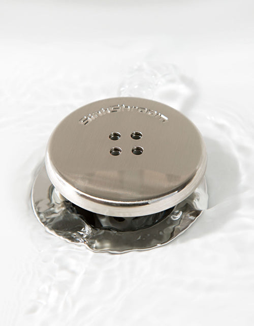 Load image into Gallery viewer, SinkShroom (Nickel Edition) The Hair Catcher That Prevents Clogged Bathroom Sink Drains by TubShroom.com

