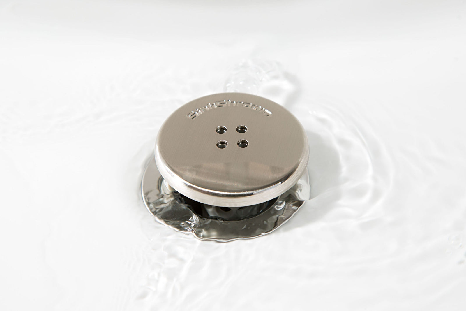 SinkShroom (Nickel Edition) The Hair Catcher That Prevents Clogged Bathroom Sink Drains by TubShroom.com