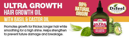 Load image into Gallery viewer, Difeel Ultra Growth Basil &amp; Castor Oil Pro Growth Conditioner 12 oz. (Pack of 2) by difeel - find your natural beauty
