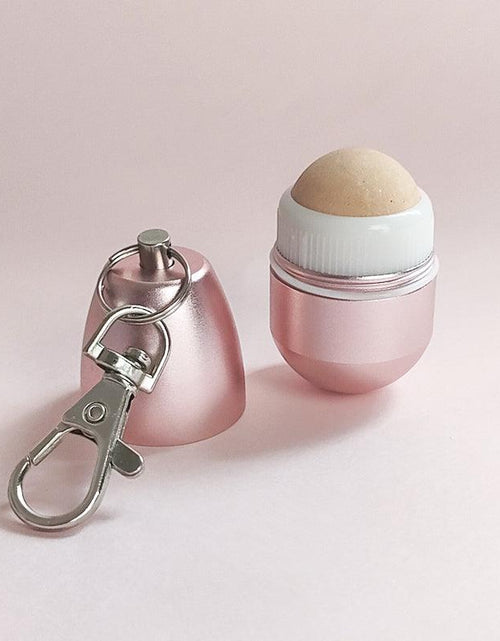 Load image into Gallery viewer, Key Chain Washable Face Oil Absorbing Volcanic Stone Roller by ZAQ Skin &amp; Body
