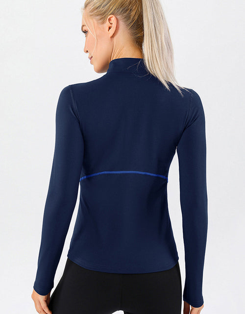 Load image into Gallery viewer, Mock Neck Quarter Zip Active T-Shirt
