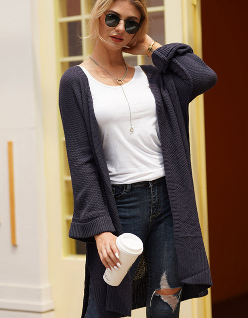 Load image into Gallery viewer, Open Front Long Sleeve Cardigan
