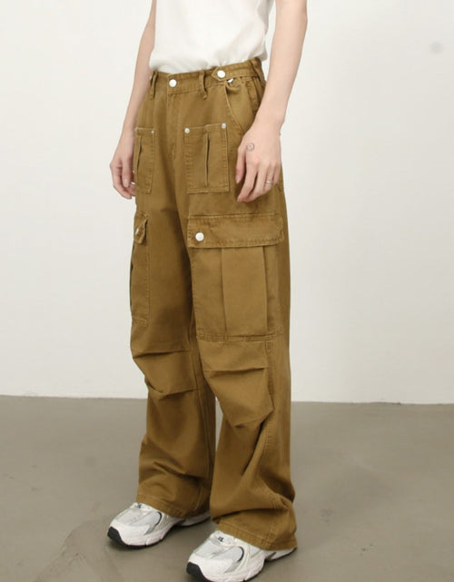 Load image into Gallery viewer, Men's Mid Rise Cargo Jeans
