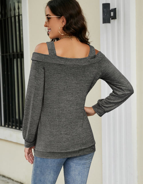 Load image into Gallery viewer, Cutout Cold-Shoulder Top

