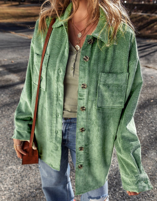 Load image into Gallery viewer, Button Up Long Sleeve Jacket

