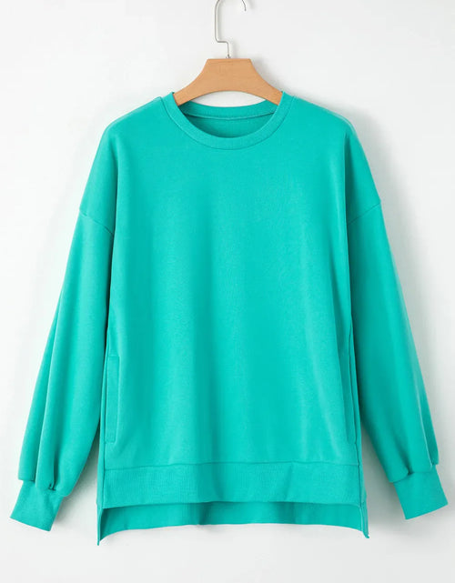 Load image into Gallery viewer, Round Neck Long Sleeve Sweatshirt
