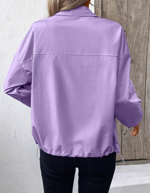 Load image into Gallery viewer, Ivy Lane Pocketed Zip Up Long Sleeve Jacket
