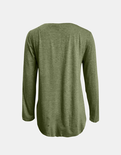 Load image into Gallery viewer, Full Size Reindeer Round Neck Long Sleeve T-Shirt
