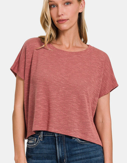 Load image into Gallery viewer, Zenana Round Neck Short Sleeve T-Shirt
