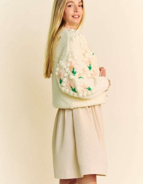 Load image into Gallery viewer, Davi &amp; Dani Floral Pattern Button Down Cardigan
