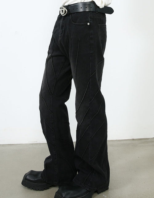 Load image into Gallery viewer, Men's Exposed Seam Jeans with Pockets
