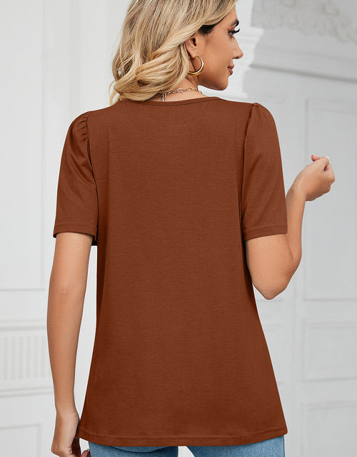 Load image into Gallery viewer, Square Neck Short Sleeve T-Shirt
