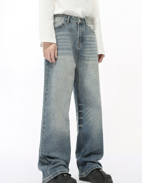 Load image into Gallery viewer, High Rise Wide Leg Casual Jeans
