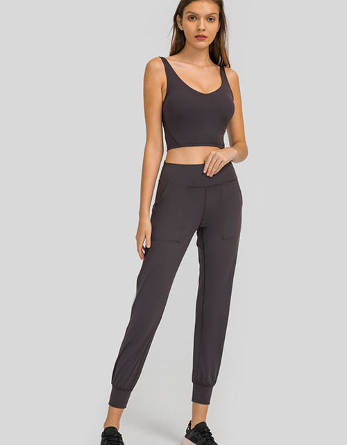 Load image into Gallery viewer, Millennia Wide Waistband Slant Pocket Pants
