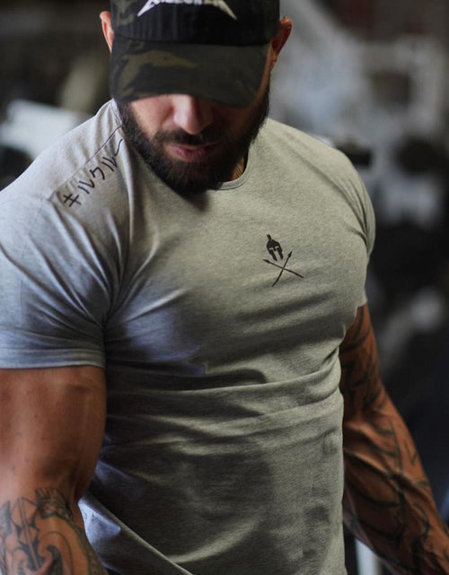 Load image into Gallery viewer, Men's Plus Size Round Neck Short Sleeve T-Shirt
