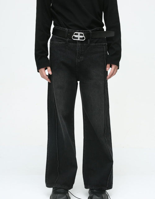 Load image into Gallery viewer, Decorative Seam Jeans
