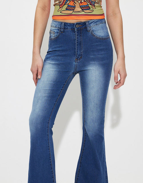 Load image into Gallery viewer, Mid-Rise Waist Bootcut Jeans
