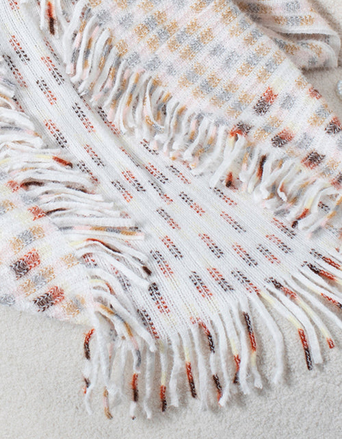 Load image into Gallery viewer, Fringe Open Front Half Sleeve Poncho
