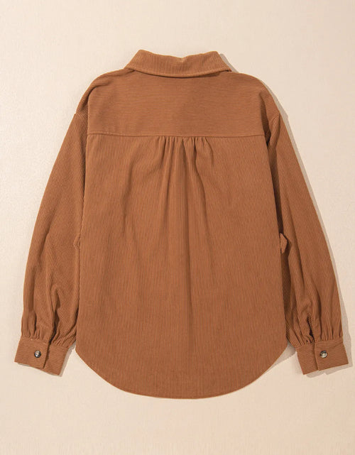 Load image into Gallery viewer, Decorative Pocket Flap Button Up Jacket
