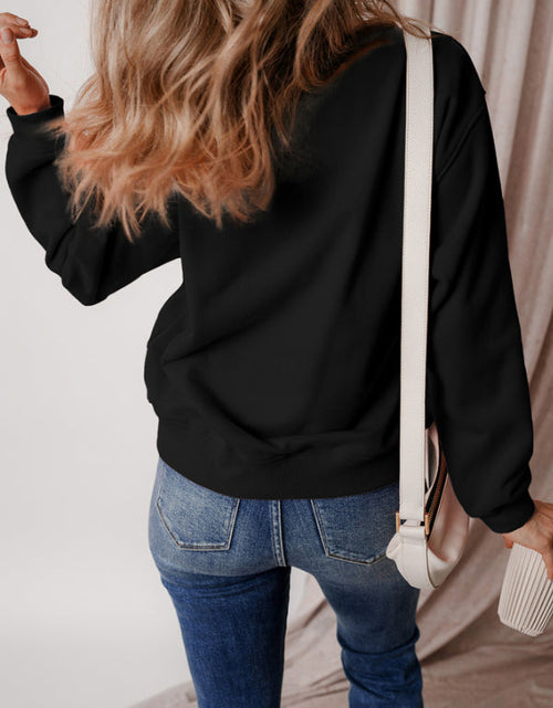 Load image into Gallery viewer, MERRY CHRISTMAS Dropped Shoulder Long Sleeve Sweatshirt
