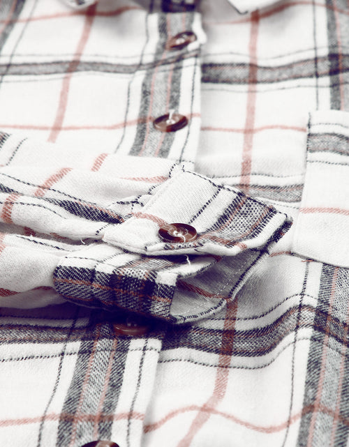 Load image into Gallery viewer, Plaid Button Up Long Sleeve Shacket
