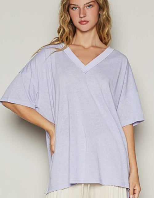 Load image into Gallery viewer, POL V-Neck Half Sleeve T-Shirt

