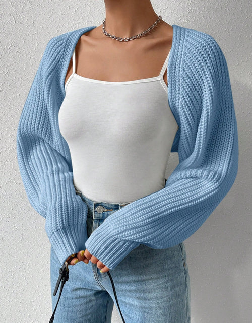 Load image into Gallery viewer, Honey Open Front Long Sleeve Cropped Cardigan
