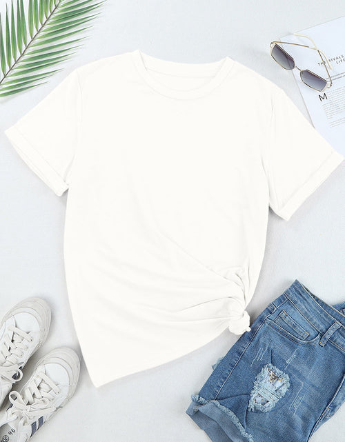 Load image into Gallery viewer, Pumpkin Round Neck Short Sleeve T-Shirt
