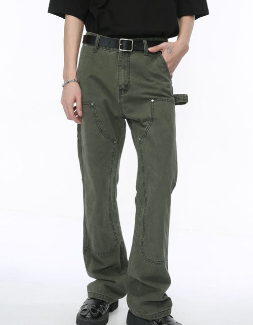 Load image into Gallery viewer, Mid Rise Baggy Jeans with Pockets
