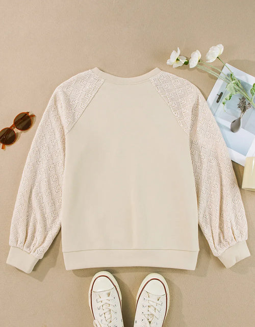 Load image into Gallery viewer, Round Neck Long Sleeve Sweatshirt
