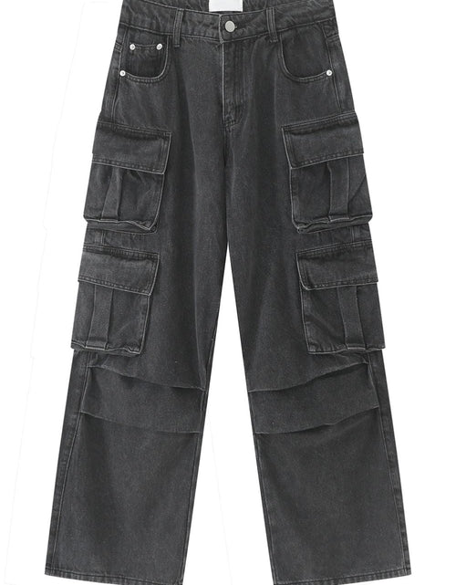 Load image into Gallery viewer, Jeans with Cargo Pockets
