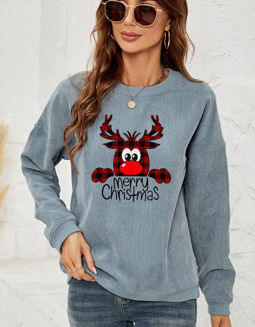 Load image into Gallery viewer, MERRY CHRISTMAS Graphic Sweatshirt
