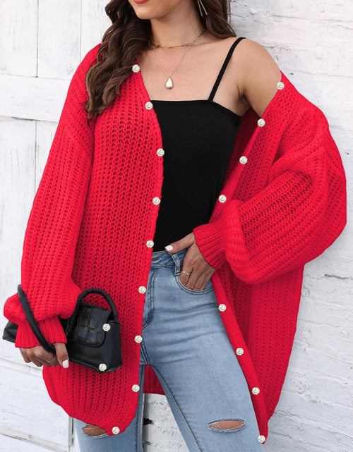 Load image into Gallery viewer, Open Front Long Sleeve Cardigan
