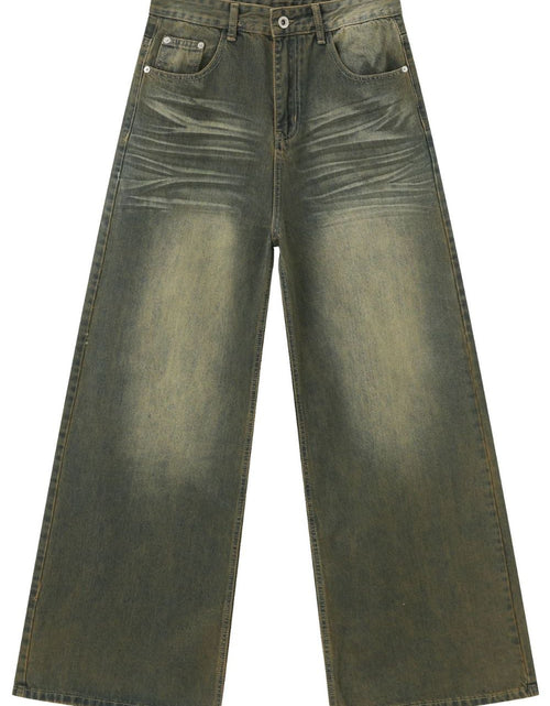 Load image into Gallery viewer, Men's Wide Leg Jeans with Pockets
