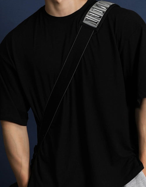 Load image into Gallery viewer, Men's Plus Size Round Neck Half Sleeve T-Shirt
