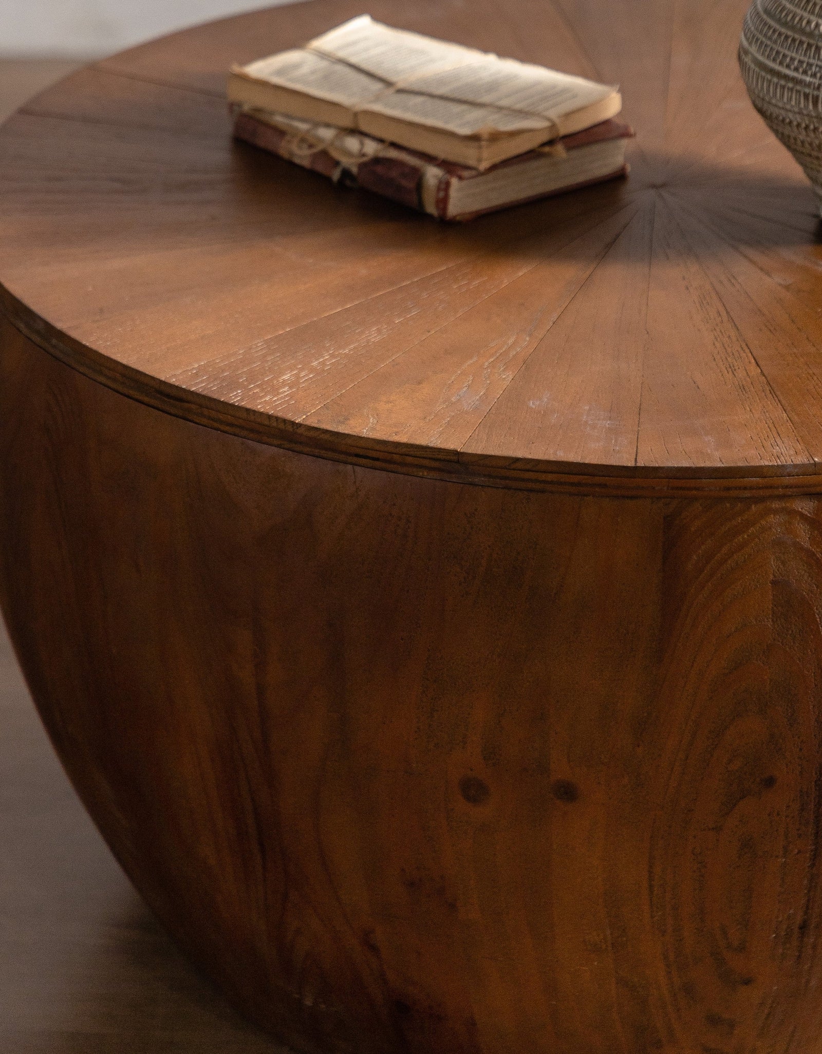 Vintage Style Bucket Shaped Coffee Table by Blak Hom