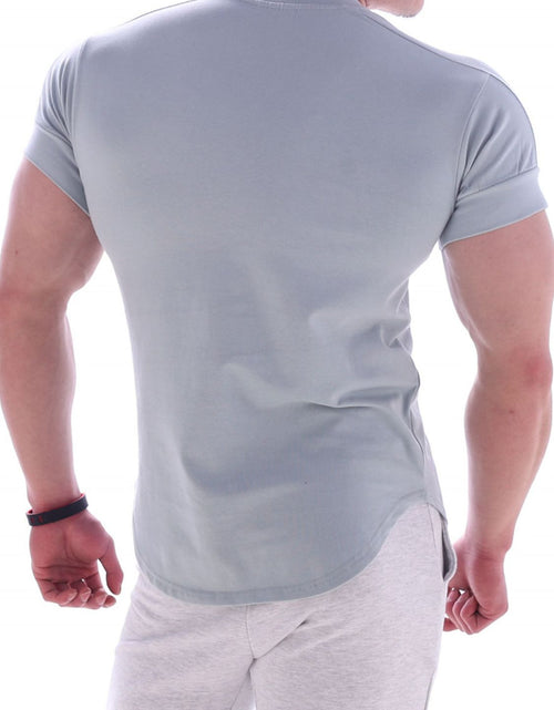 Load image into Gallery viewer, Men's Round Neck Short Sleeve T-Shirt
