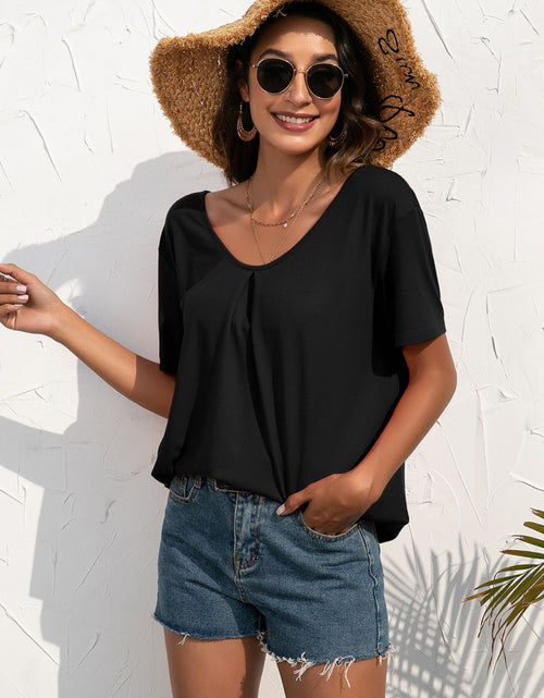 Load image into Gallery viewer, Ivy Lane Lace Trim Short Sleeve Top

