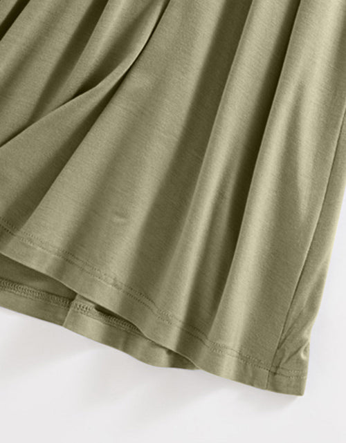 Load image into Gallery viewer, Scoop Neck Midi Cami Dress with Bra
