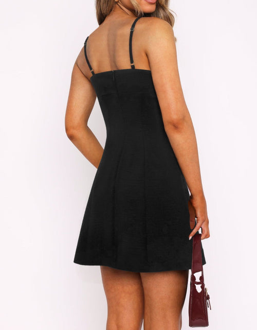 Load image into Gallery viewer, Contrast Mini Cami Dress
