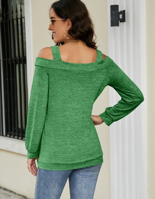 Load image into Gallery viewer, Cutout Cold-Shoulder Top
