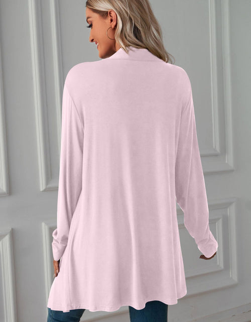 Load image into Gallery viewer, Open Front Long Sleeve Cardigan
