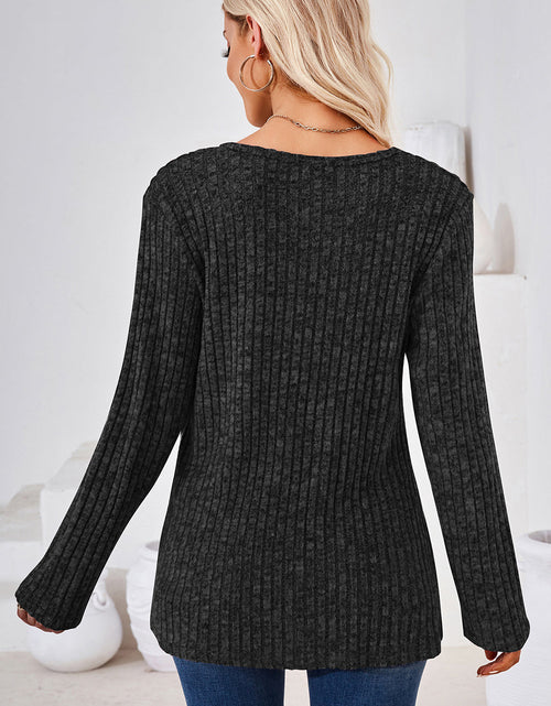 Load image into Gallery viewer, Round Neck Long Sleeve T-Shirt
